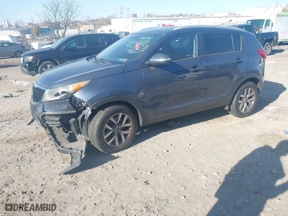2014 Kia Sportage LX with VIN KNDPB3AC6E7667060, listed as a IAAI auction lot 40862998 with 1 mi miles. Bid and sale history available at carsss.com. Image 17.