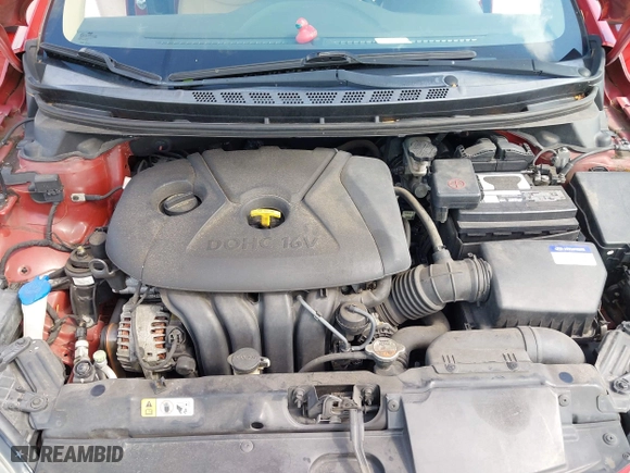 2012 Hyundai Elantra GLS with VIN KMHDH4AE8CU466814, listed as a IAAI auction lot 41933252 with 134,640 mi miles. Bid and sale history available at carsss.com. Image 10.