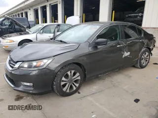 2013 Honda Accord LX z VIN 1HGCR2F30DA082541, wystawiony jako Copart lot #54878835 z przebiegiem 217 154 mil mil oraz Szkoda całkowita • Salvage title. Historia ofert i sprzedaży dostępna na DreamBid. Obrazek 1.