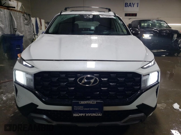 2022 Hyundai Santa Fe XRT with VIN 5NMS6DAJ4NH404478, listed as a Copart auction lot 45760005 with 27,340 mi miles and Salvage Title. Bid and sale history available at carsss.com. Image 5.