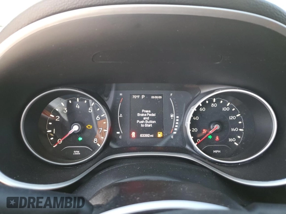 2021 Jeep Compass Altitude z VIN 3C4NJCBB4MT571230, wystawiony jako Copart lot #49747365 z przebiegiem 63 392 mil mil oraz Szkoda całkowita • Salvage title. Historia ofert i sprzedaży dostępna na DreamBid. Obrazek 9.