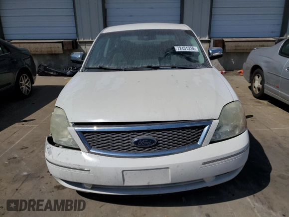 2007 Ford Five Hundred Limited with VIN 1FAHP25187G111737, listed as a Copart auction lot 72431324 with 0 mi miles and Salvage Title. Bid and sale history available at carsss.com. Image 5.