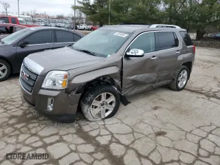 2012 GMC Terrain SLT-1 with VIN 2GKFLUE57C6182342, listed as a Copart auction lot 43390965 with 110,812 mi miles and Salvage Title. Bid and sale history available at carsss.com. Image 1.