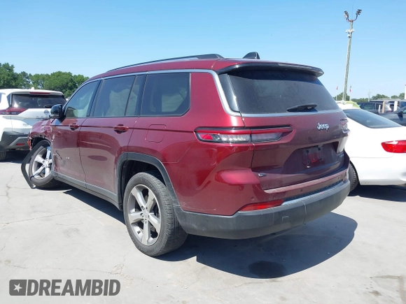 2021 Jeep Grand Cherokee Limited with VIN 1C4RJJBG1M8207699, listed as a IAAI auction lot 42013837 with 105,589 mi miles and . Bid and sale history available at DreamBid. Image 14.
