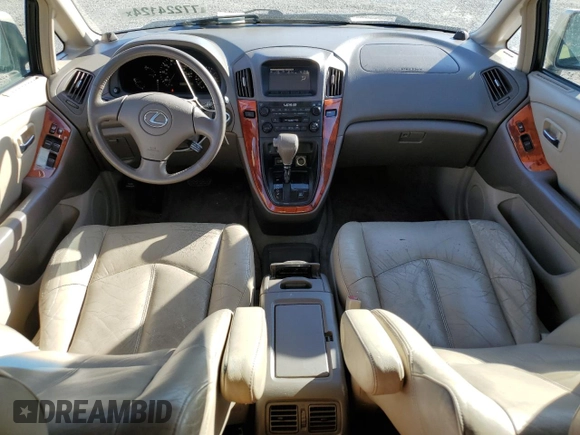 2002 Lexus RX 300 with VIN JTJGF10U120126440, listed as a Copart auction lot 77224124 with 121,395 mi miles and Salvage Title. Bid and sale history available at carsss.com. Image 8.