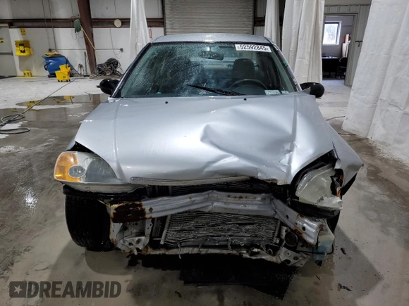 2002 Honda Civic LX with VIN 2HGES16552H543711, listed as a Copart auction lot 52592845 with 141,077 mi miles and Salvage Title. Bid and sale history available at carsss.com. Image 5.