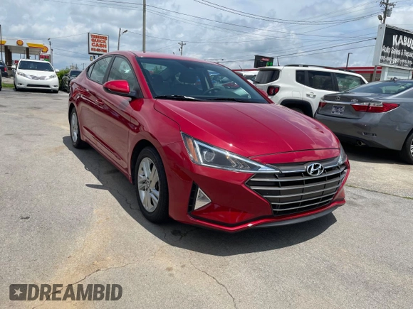 2020 Hyundai Elantra SEL with VIN 5NPD84LF2LH588105, listed as a Copart auction lot 61506555 with 58,811 mi miles and Salvage title. Bid and sale history available at DreamBid. Image 1.