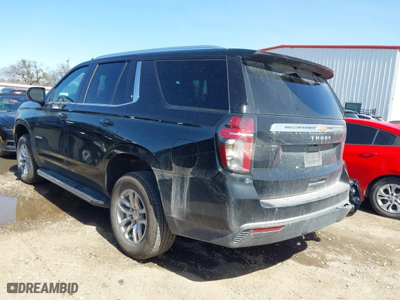 2024 Chevrolet Tahoe LT with VIN 1GNSKNKD6RR302151, listed as a IAAI auction lot 41717741 with 21,929 mi miles. Bid and sale history available at carsss.com. Image 3.