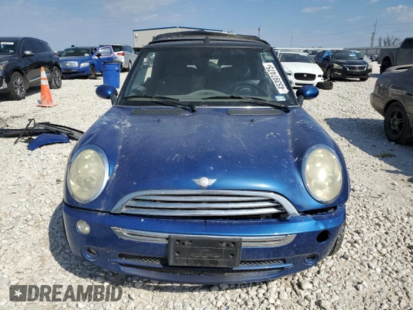 2005 MINI Convertible with VIN WMWRF33495TG11902, listed as a Copart auction lot 45397475 with Not provided miles and Salvage title. Bid and sale history available at DreamBid. Image 5.