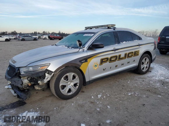 2018 Ford Police Interceptor with VIN 1FAHP2MKXJG110591, listed as a Copart auction lot 42138785 with 72,673 mi miles and Salvage title. Bid and sale history available at DreamBid. Image 1.