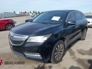 2014 Acura MDX Tech Pkg with VIN 5FRYD3H40EB017310, listed as a IAAI auction lot 41846635 with 130,734 mi miles. Bid and sale history available at carsss.com. Image 22.