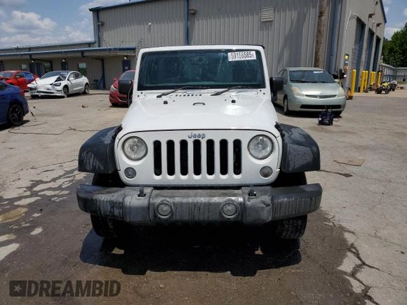 2016 Jeep Wrangler Unlimited Sport RHD with VIN 1C4BJWKG6GL293429, listed as a Copart auction lot 59156585 with 226,276 mi miles and Salvage title. Bid and sale history available at DreamBid. Image 5.