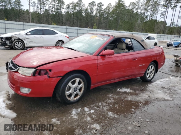 2000 Toyota Solara SE with VIN 2T1FF22P7YC420225, listed as a Copart auction lot 41777605 with Not Provided miles and Salvage Title. Bid and sale history available at DreamBid. Image 1.