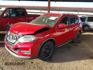 2017 Nissan Rogue SL with VIN JN8AT2MVXHW265390, listed as a IAAI auction lot 41563146 with 104,640 mi miles. Bid and sale history available at carsss.com. Image 17.