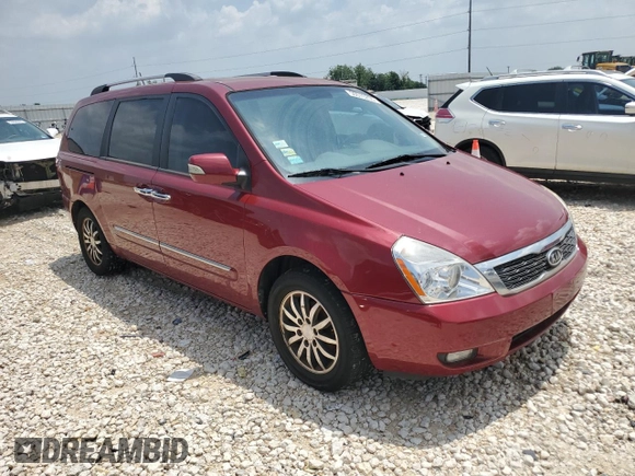 2012 Kia Sedona EX with VIN KNDMH4C7XC6448354, listed as a Copart auction lot 55576255 with 112,920 mi miles and Clean Title. Bid and sale history available at carsss.com. Image 4.