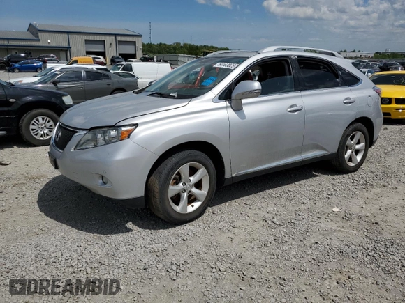 2011 Lexus RX 350 with VIN 2T2BK1BAXBC119905, listed as a Copart auction lot 54163025 with Not Provided miles and Clean Title. Bid and sale history available at DreamBid. Image 1.