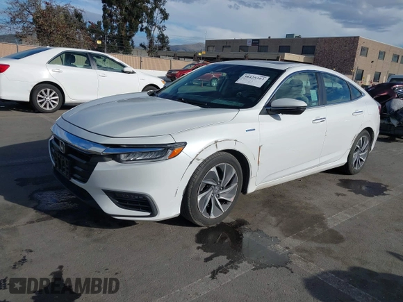 2021 Honda Insight Touring with VIN 19XZE4F97ME007837, listed as a IAAI auction lot 38425393 with 109,180 mi miles and . Bid and sale history available at carsss.com. Image 17.