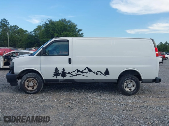 2018 Chevrolet Express Cargo with VIN 1GCWGAFP6J1337249, listed as a IAAI auction lot 42499473 with 92,075 mi miles and . Bid and sale history available at DreamBid. Image 15.