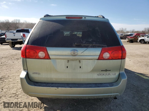 2009 Toyota Sienna CE with VIN 5TDZK23C49S279854, listed as a Copart auction lot 46908125 with 237,484 mi miles and Clean Title. Bid and sale history available at carsss.com. Image 6.