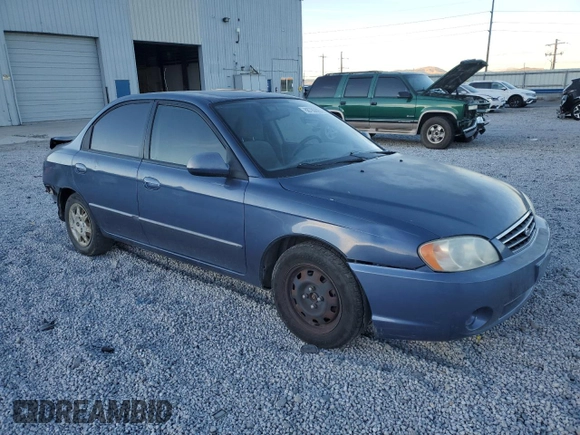 2003 Kia Spectra z VIN KNAFB121435232105, wystawiony jako Copart lot #88780695 z przebiegiem 161 466 mil mil oraz Szkoda całkowita • Salvage title. Historia ofert i sprzedaży dostępna na DreamBid. Obrazek 4.