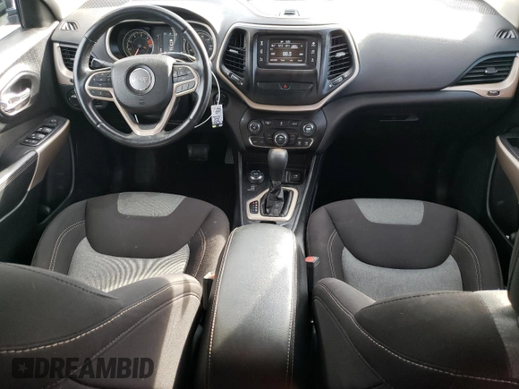 2017 Jeep Cherokee Sport with VIN 1C4PJMAB7HW576356, listed as a Copart auction lot 52159205 with 87,812 mi miles and Salvage Title. Bid and sale history available at carsss.com. Image 8.