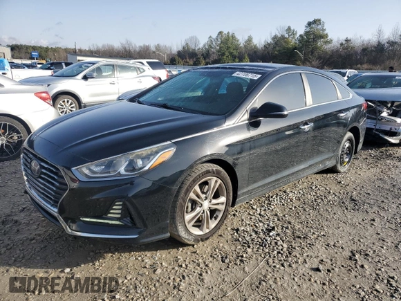 2018 Hyundai Sonata Sport Plus with VIN 5NPE34AF9JH674059, listed as a Copart auction lot 42118585 with 103,576 mi miles and Salvage Title. Bid and sale history available at DreamBid. Image 1.