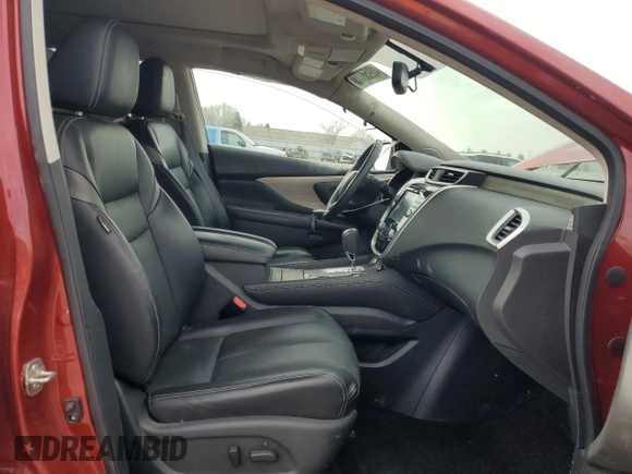 2017 Nissan Murano SL z VIN 5N1AZ2MH1HN130305, wystawiony jako Copart lot #48958775 z przebiegiem 99 395 mil mil oraz Szkoda całkowita • Salvage title. Historia ofert i sprzedaży dostępna na DreamBid. Obrazek 7.