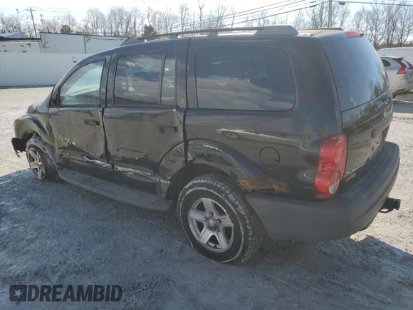 2006 Dodge Durango SXT with VIN 1D4HD38K36F114467, listed as a Copart auction lot 43399475 with 245,547 mi miles and Salvage title. Bid and sale history available at DreamBid. Image 2.
