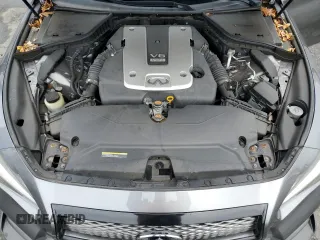 2015 Infiniti Q50 with VIN JN1BV7AR5FM421247, listed as a Copart auction lot 53266115 with 63,820 mi miles and Salvage Title. Bid and sale history available at carsss.com. Image 11.