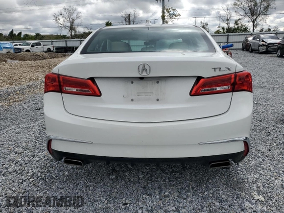 2020 Acura TLX w/Technology Pkg with VIN 19UUB2F48LA001835, listed as a Copart auction lot 46857585 with 39,885 mi miles and Non Repairable. Bid and sale history available at carsss.com. Image 6.