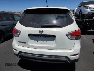 2015 Nissan Pathfinder S with VIN 5N1AR2MNXFC682500, listed as a Copart auction lot 61003095 with 105,754 mi miles and Salvage title. Bid and sale history available at DreamBid. Image 6.