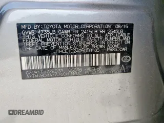 2016 Lexus IS 350 with VIN JTHCE1D24G5010185, listed as a Copart auction lot 57132225 with 112,452 mi miles and Salvage title. Bid and sale history available at DreamBid. Image 12.