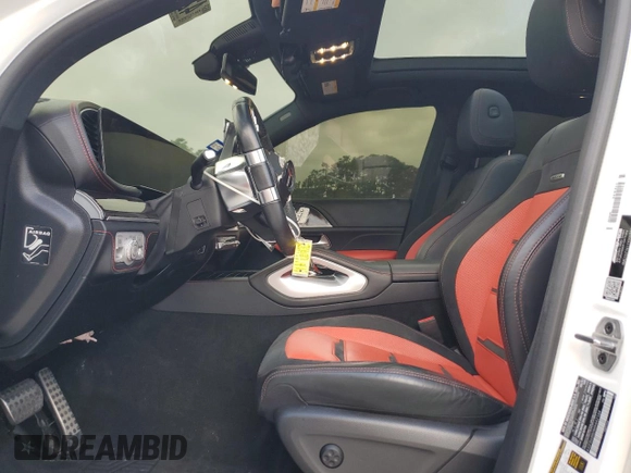 2021 Mercedes-Benz GLE 53 AMG with VIN 4JGFB6BB0MA442164, listed as a Copart auction lot 42357015 with 72,364 mi miles and Salvage title. Bid and sale history available at DreamBid. Image 7.