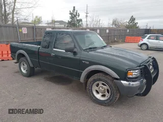 2002 Ford Ranger XL Fleet with VIN 1FTZR45E52PB69482, listed as a IAAI auction lot 41972967 with 210,296 mi miles. Bid and sale history available at carsss.com. Image 1.