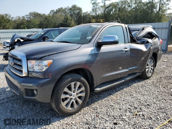 2017 Toyota Sequoia Limited with VIN 5TDJW5G12HS153311, listed as a Copart auction lot 74111964 with 69,877 mi miles and Salvage Title. Bid and sale history available at carsss.com. Image 1.