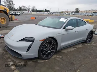 2023 Porsche Taycan with VIN WP0AA2Y14PSA15175, listed as a IAAI auction lot 41884137 with Not Provided miles and . Bid and sale history available at DreamBid. Image 2.