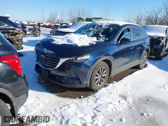 2022 Mazda CX-9 Sport with VIN JM3TCBBY3N0604529, listed as a IAAI auction lot 41482183 with 16,814 mi miles. Bid and sale history available at carsss.com. Image 22.