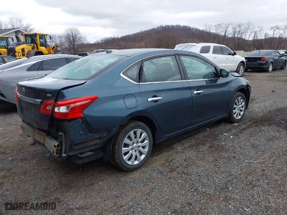 2017 Nissan Sentra S with VIN 3N1AB7APXHY348301, listed as a IAAI auction lot 41744322 with 127,368 mi miles. Bid and sale history available at carsss.com. Image 4.