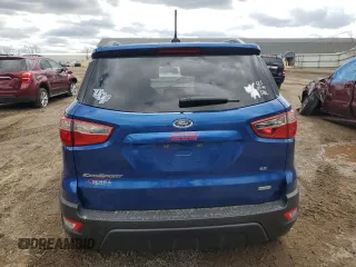 2018 Ford EcoSport SE with VIN MAJ3P1TE6JC173310, listed as a Copart auction lot 53085345 with 59,233 mi miles and Clean Title. Bid and sale history available at carsss.com. Image 6.