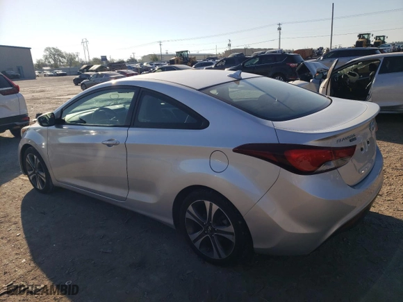 2014 Hyundai Elantra Coupe with VIN KMHDH6AH1EU028418, listed as a Copart auction lot 74730664 with 91,035 mi miles and Clean Title. Bid and sale history available at carsss.com. Image 2.