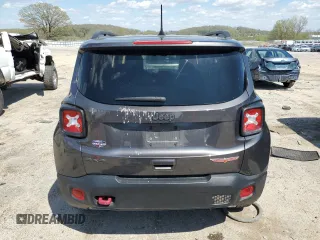 2020 Jeep Renegade Trailhawk with VIN ZACNJBC16LPL73087, listed as a Copart auction lot 55808455 with 83,526 mi miles and Non repairable. Bid and sale history available at DreamBid. Image 6.