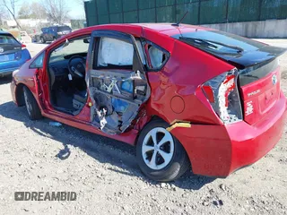 2012 Toyota Prius One with VIN JTDKN3DU7C1511566, listed as a IAAI auction lot 42071435 with 272,827 mi miles. Bid and sale history available at carsss.com. Image 3.