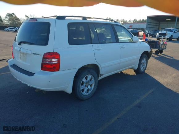 2003 Toyota Highlander with VIN JTEHF21A530149881, listed as a IAAI auction lot 41351787 with 190,789 mi miles. Bid and sale history available at carsss.com. Image 4.