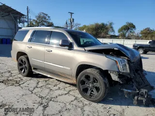 2018 Cadillac Escalade Luxury with VIN 1GYS3BKJXJR140212, listed as a Copart auction lot 84808834 with 127,402 mi miles and Salvage Title. Bid and sale history available at carsss.com. Image 4.