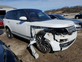 2017 Land Rover Range Rover Autobiography with VIN SALGV2FE8HA330823, listed as a Copart auction lot 50125554 with 93,763 mi miles and Salvage title. Bid and sale history available at DreamBid. Image 4.