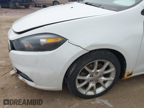 2013 Dodge Dart Rallye with VIN 1C3CDFBH5DD157405, listed as a IAAI auction lot 41940318 with 172,036 mi miles and . Bid and sale history available at carsss.com. Image 14.