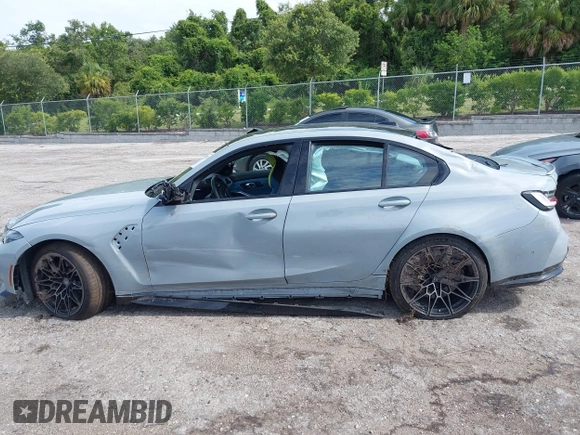 2024 BMW M3 Competition xDrive with VIN WBS43AY03RFS40486, listed as a IAAI auction lot 42537934 with 23,973 mi miles and . Bid and sale history available at DreamBid. Image 13.