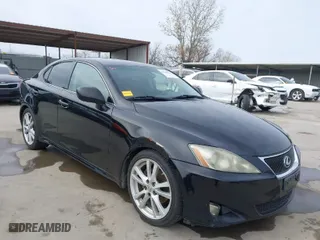 2006 Lexus IS 250 Manual with VIN JTHBK262865011815, listed as a IAAI auction lot 41309039 with 230,942 mi miles. Bid and sale history available at carsss.com. Image 1.