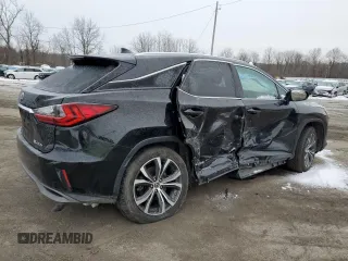 2018 Lexus RX with VIN 2T2BGMCA7JC023598, listed as a Copart auction lot 44582245 with 61,608 mi miles and Salvage Title. Bid and sale history available at carsss.com. Image 3.