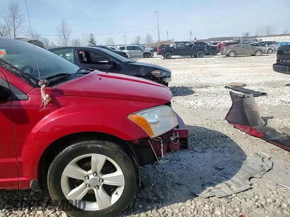 2012 Dodge Caliber SXT with VIN 1C3CDWDA3CD527684, listed as a Copart auction lot 48410545 with 0 mi miles and Clean Title. Bid and sale history available at carsss.com. Image 13.